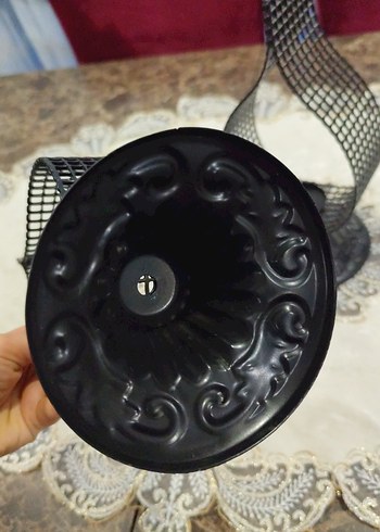 Siyah Metal Dekoratif Mumluk Seti - Görsel 7