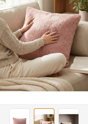 Pembe Yumuşak Dokulu Modern Dekoratif - Görsel 2