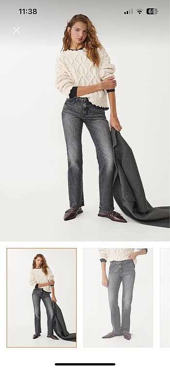 stradivarius D98 straight jean