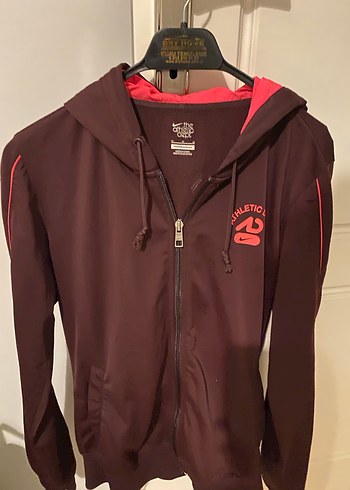 Bordo Fermuarlı Yüksek Yakalı Kadın Ceket - Görsel 5