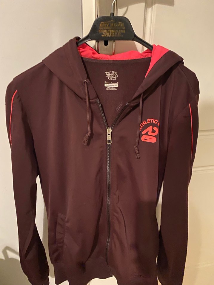 Bordo Fermuarlı Yüksek Yakalı Kadın Ceket - Görsel 5