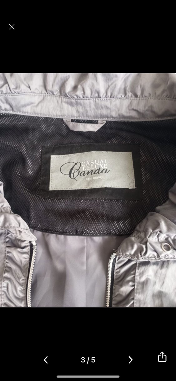 Gri Fermuarlı Kadın Ceket - Görsel 4