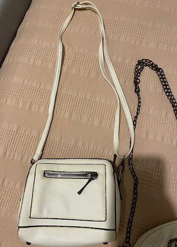 Beyaz Kadın Çanta - 2 çanta fiyatıdır - Görsel 4