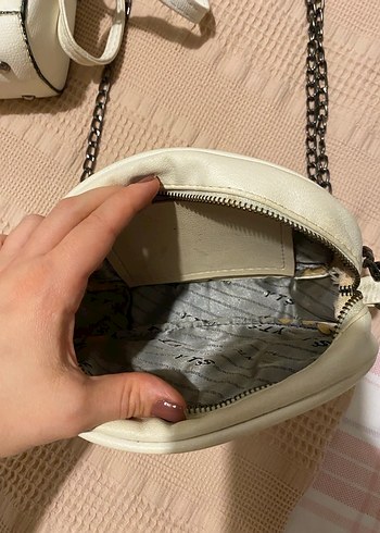 Beyaz Kadın Çanta - 2 çanta fiyatıdır - Görsel 2