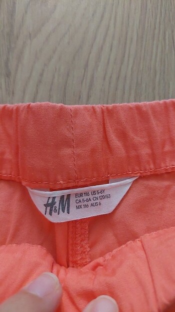H&M Soeunsuz 116cm 5 yas kalıp dar alablir cm göre alinin