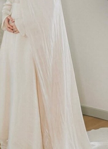 l Beden beyaz Renk Duvaq couture modeli nikah elbisesi