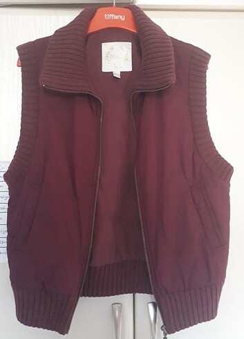 m Beden bordo Renk Mng yelek