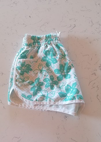 LC Waikiki Renkli Bağcıklı Kız Şortu