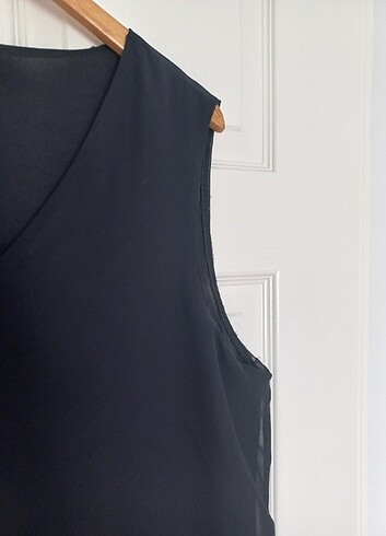 46 Beden siyah Renk Asimetrik elbise