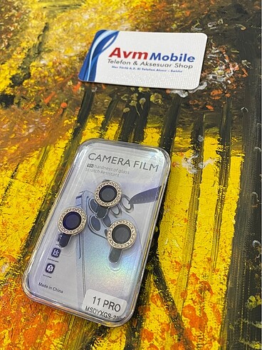 iPhone 11 , 11 pro 12 ve 12 pro taşlı kamera lensi