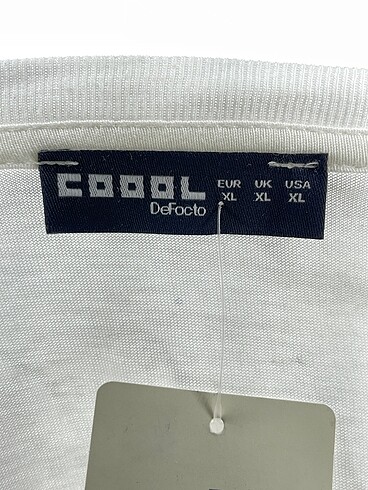 xl Beden beyaz Renk Defacto T-shirt %70 İndirimli.