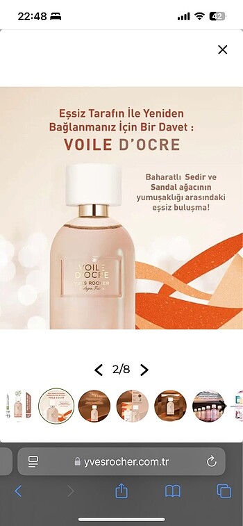  Beden Renk Yves Rocher Voile Docre EDP
