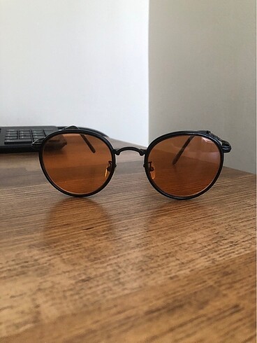 Vintage Turuncu Güneş Gözlüğü
