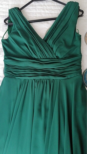 l Beden haki Renk Hakkı yeşili abiye elbise
