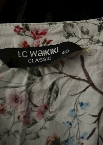 LC Waikiki Bohem Çok Renkli Pamuklu Hamile Bluzu