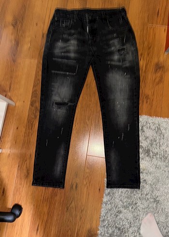 DSquared2 Dsquaref2 Siyah Yikamali Dar Kesim Jean Pantolon