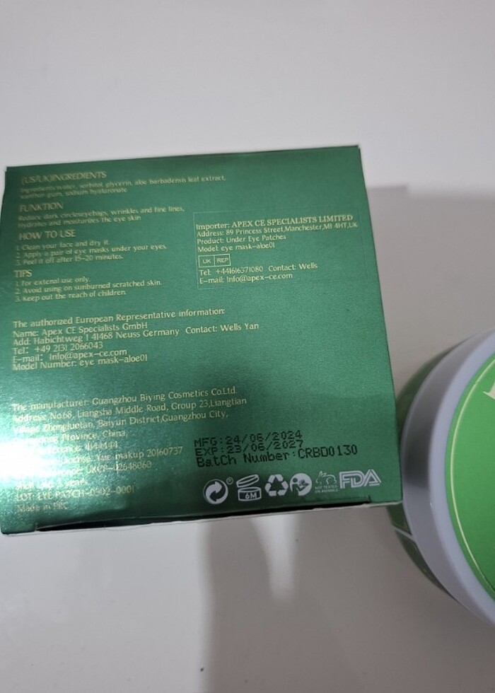 Göz maskesi evellyn  - Görsel 2