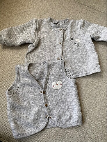 Bebek ceket ve yelek