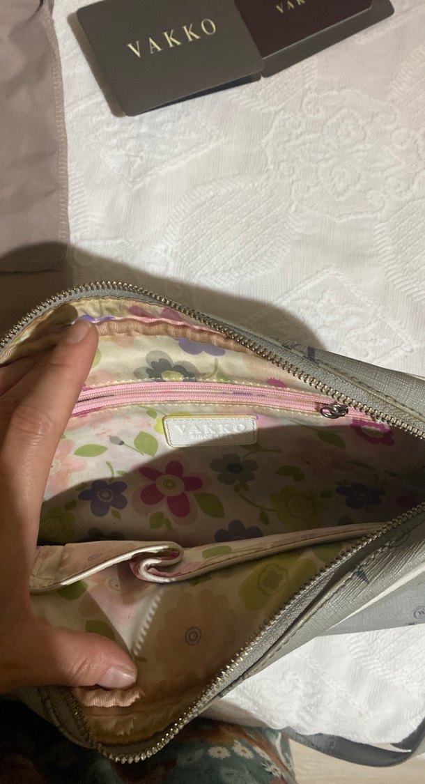 Vakko Gri  Omuz Çantası - Görsel 4