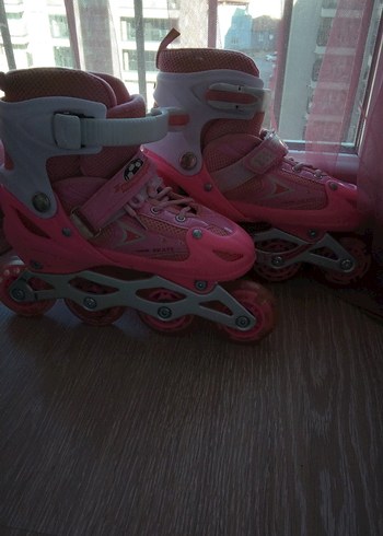 Pembe kız çocuk paten - Görsel 2