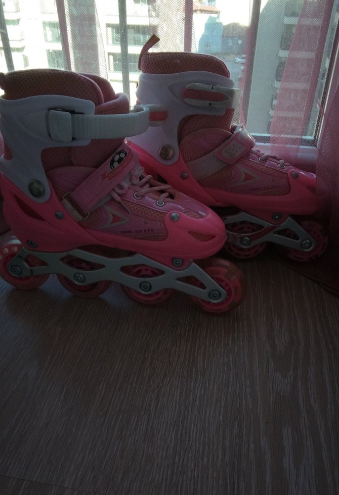 Pembe kız çocuk paten - Görsel 3