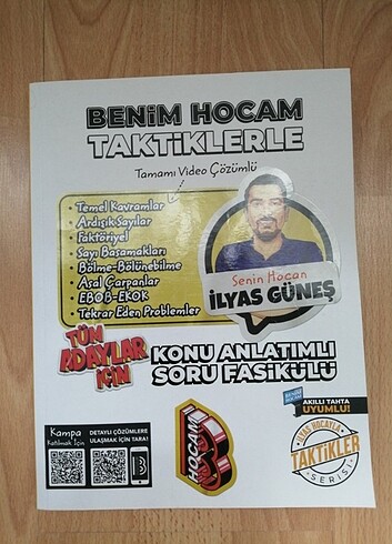 Benim hocam taktiklerle konu anlatımlı soru fasikülü