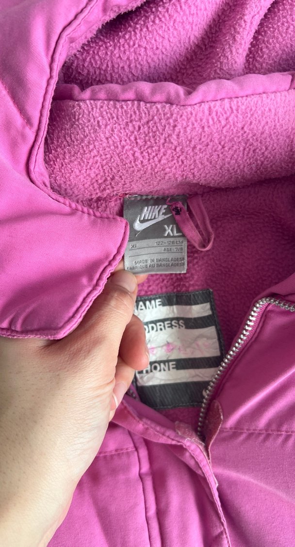 Kız Çocuk Koyu Pembe Fermuarlı Mont - Görsel 3