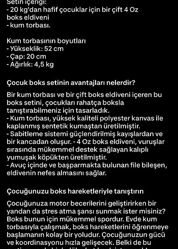 Çocuk Boks Seti Kırmızı - Görsel 4