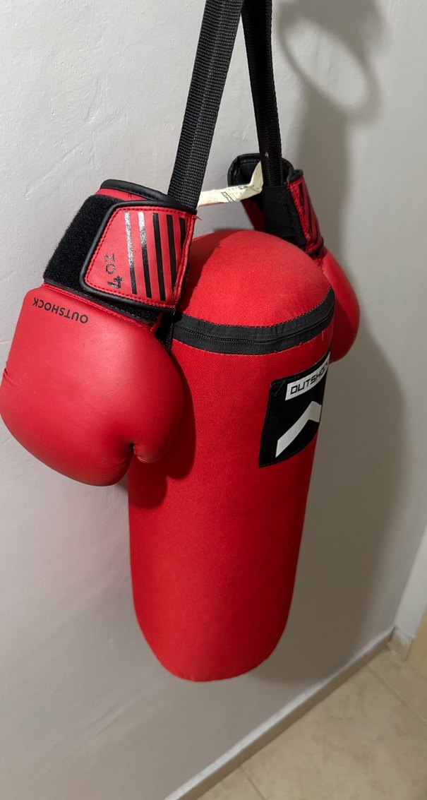 Çocuk Boks Seti Kırmızı - Görsel 3