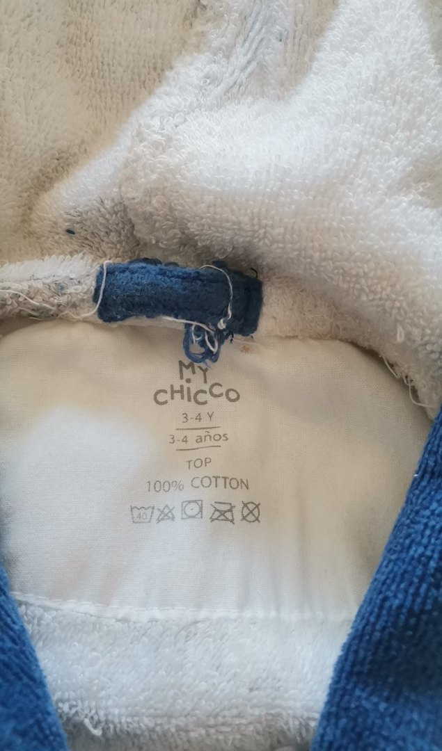 Kapüşonlu Erkek Çocuk Bornoz - Dinazor Desenli - Görsel 2