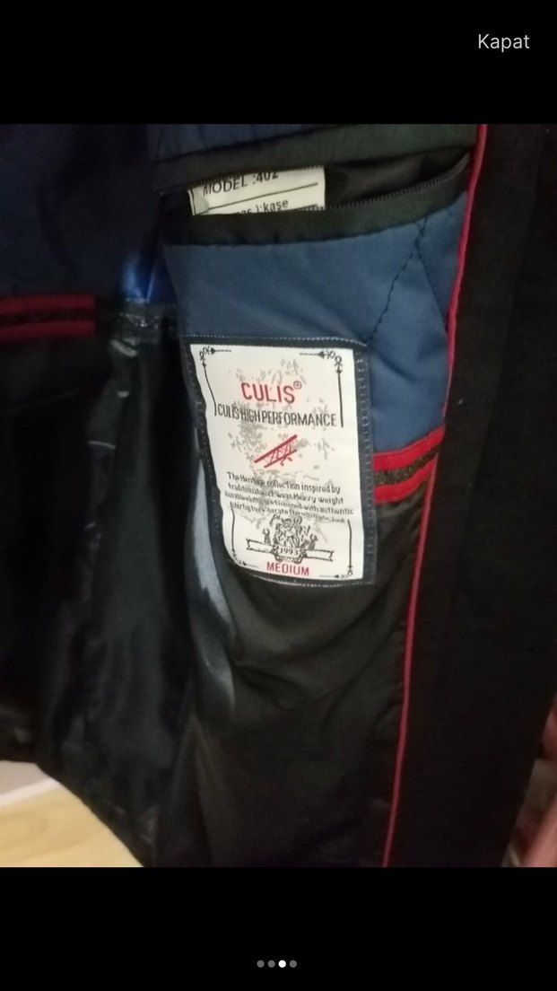 Siyah Süet Midi Erkek Kemerli Kaban - Görsel 3