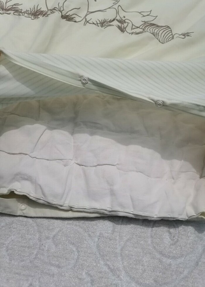 Çocuk el yapımı yün yorgan - Görsel 3