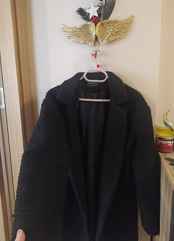 Kırçıllı kürk mont - Görsel 2