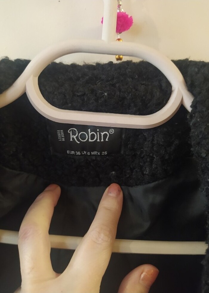 Kırçıllı kürk mont - Görsel 3