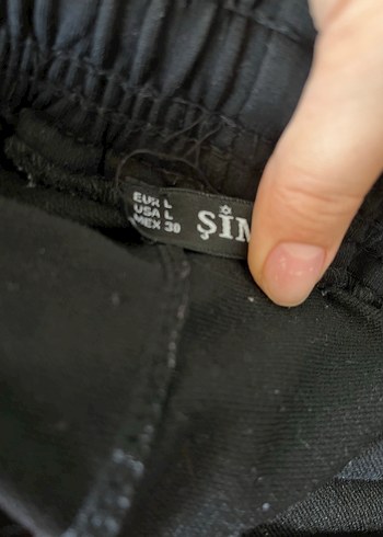 l Beden Siyah Fermuarlı Kadın Eşofman Altı