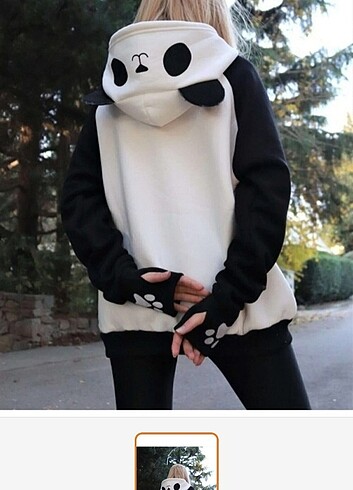 Pandalı Sweatshirt 