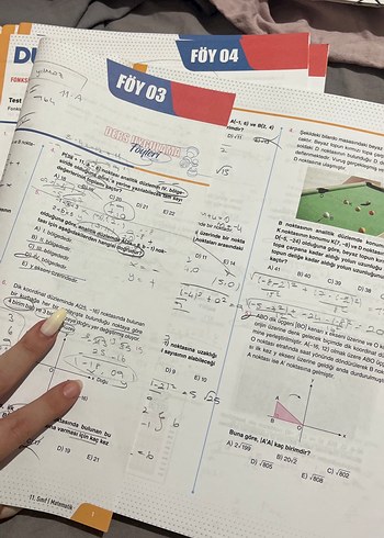 Beden 11. Sınıf Matematik Ders Uygulama Föyleri