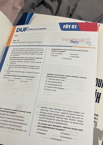 DUF Konu Anlatımlı Soru Bankası Seti
