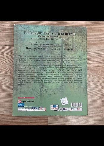  Beden Psikolojik Test ve Değerleme Kitabı