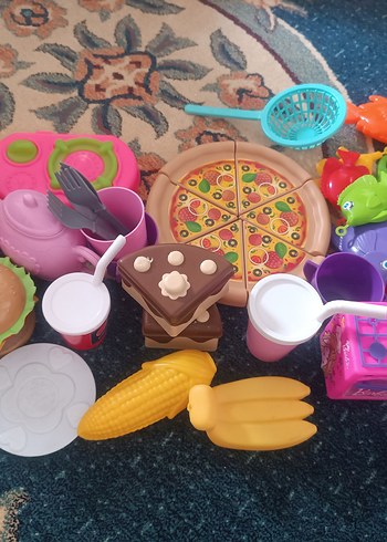 Renkli Oyuncak Yemek Seti - Görsel 2