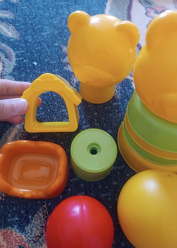 Sarı Renkli Renkli Oyuncak Seti - Görsel 4