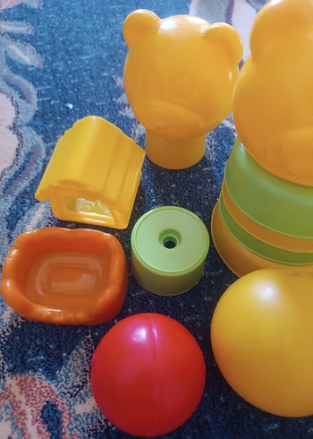 Sarı Renkli Renkli Oyuncak Seti - Görsel 5