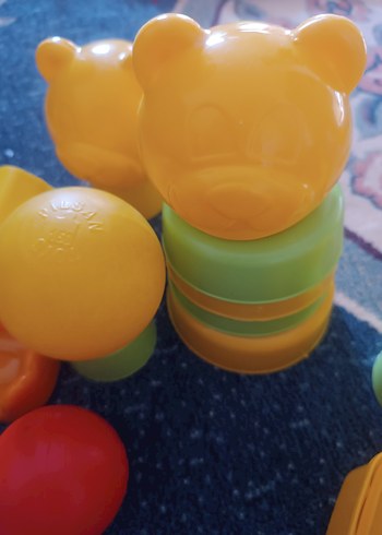 Sarı Renkli Renkli Oyuncak Seti - Görsel 6