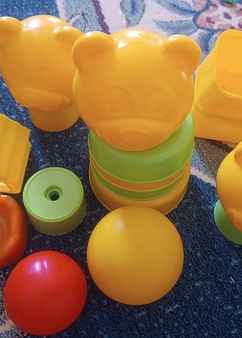 Sarı Renkli Renkli Oyuncak Seti - Görsel 7