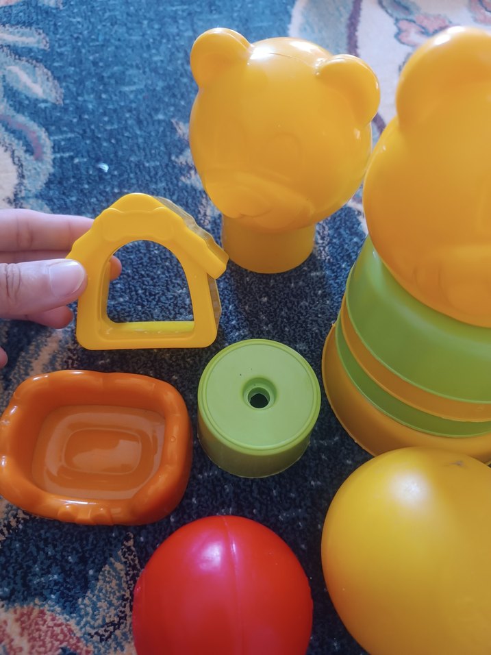 Sarı Renkli Renkli Oyuncak Seti - Görsel 4