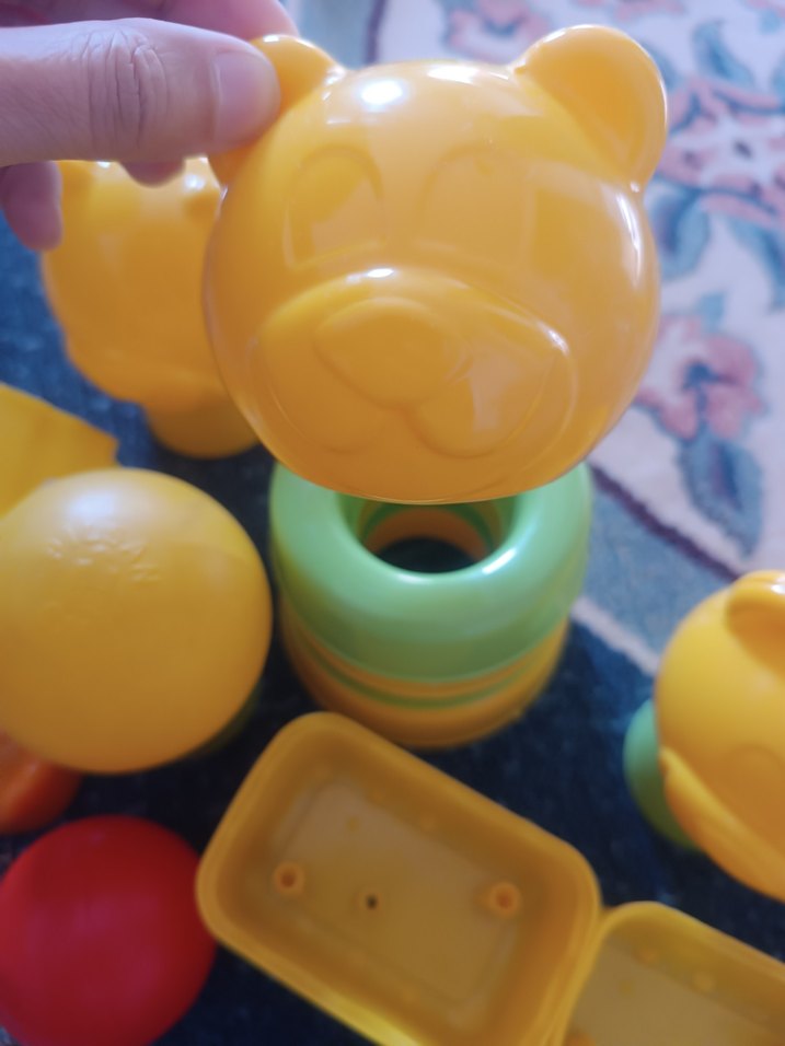 Sarı Renkli Renkli Oyuncak Seti - Görsel 2