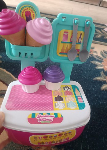 Pastel Renkli Oyuncak Dondurma Dükkanı - Görsel 5