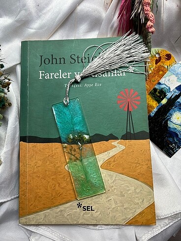 Beden Epoksi El Yapımı Eşsiz Mini Kitap Ayracı