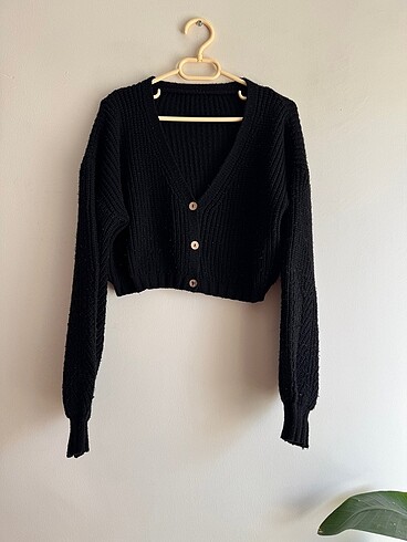Crop hırka