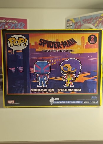 Spider-Man 2099 & Spider-Man India Funko Pop 2'li Set